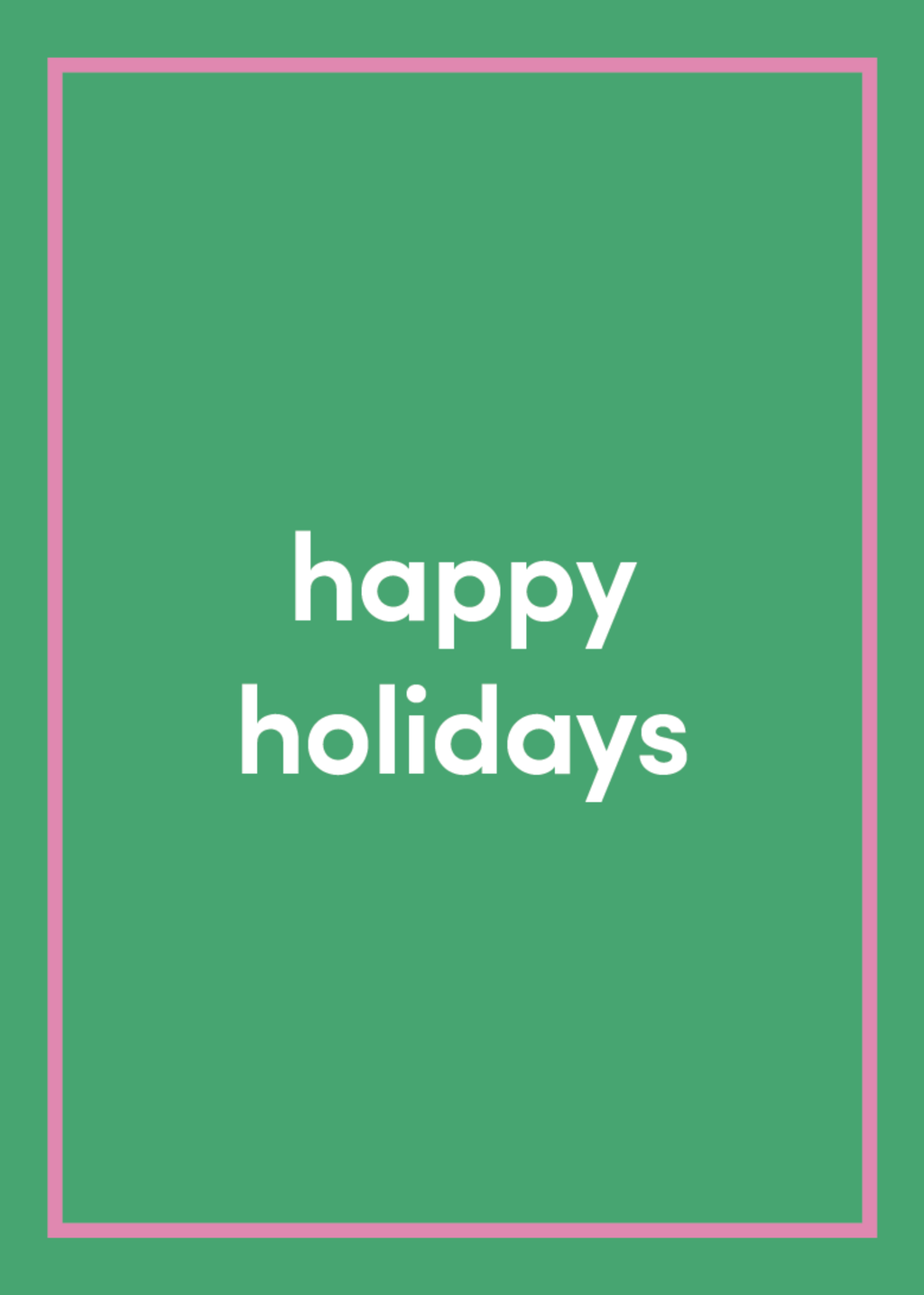 Happy Holidays Greeting Card - Bogg Bag Moment