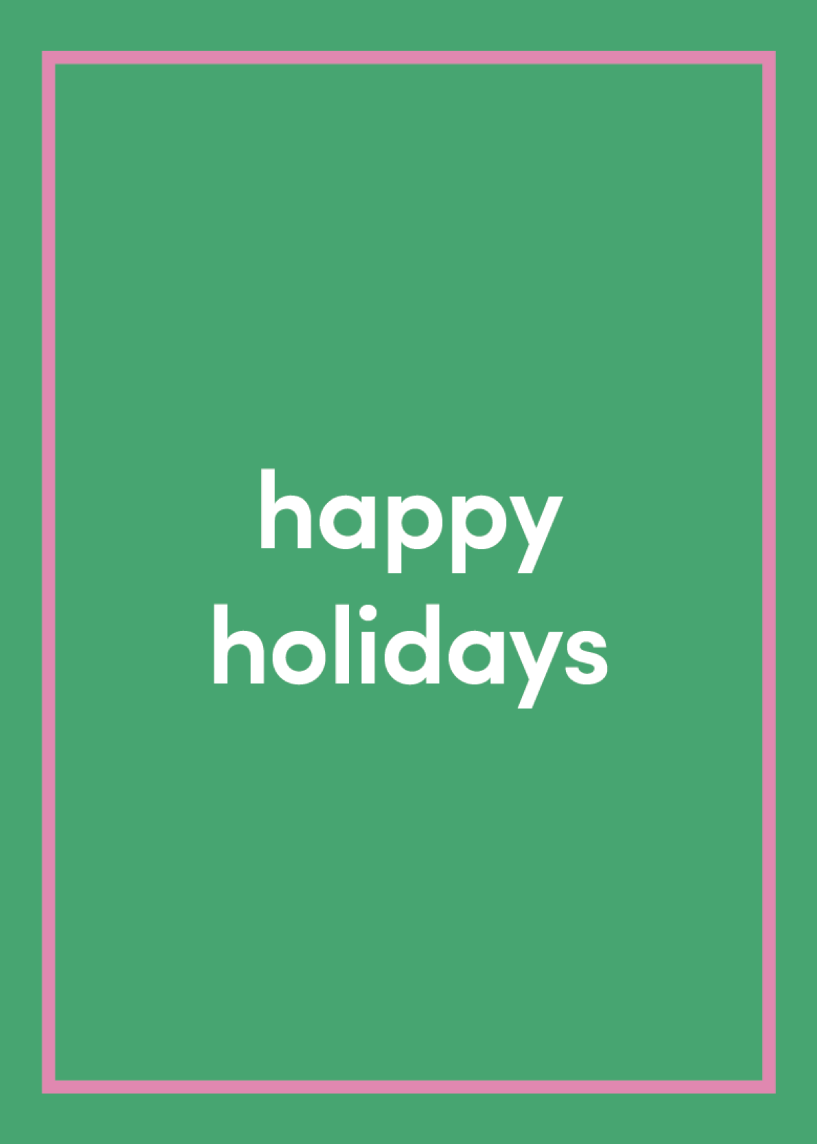 Happy Holidays Greeting Card - Bogg Bag Moment