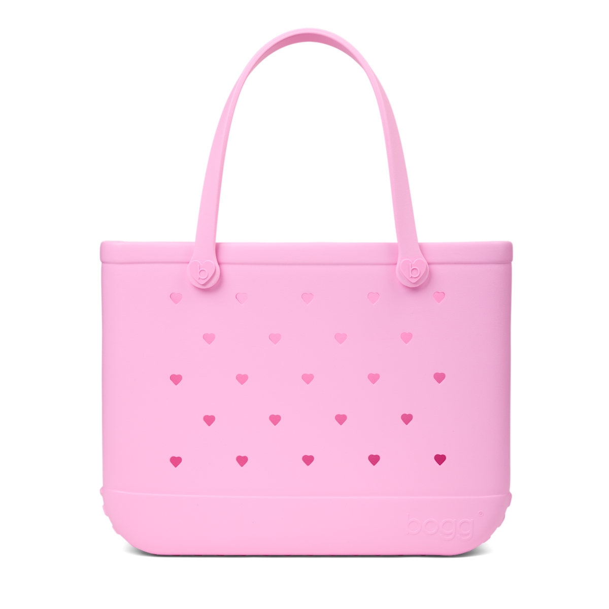 Original Bogg Bag - Cut Out Heart Pink Taffy - Your Go Bag
