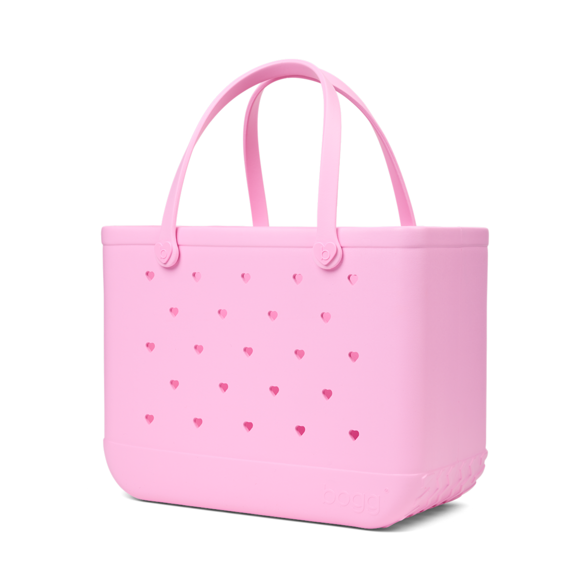 Original Bogg Bag - Cut Out Heart Pink Taffy - Your Go Bag