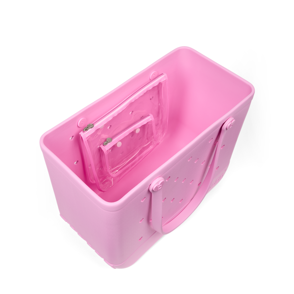 Original Bogg Bag - Cut Out Heart Pink Taffy - Your Go Bag