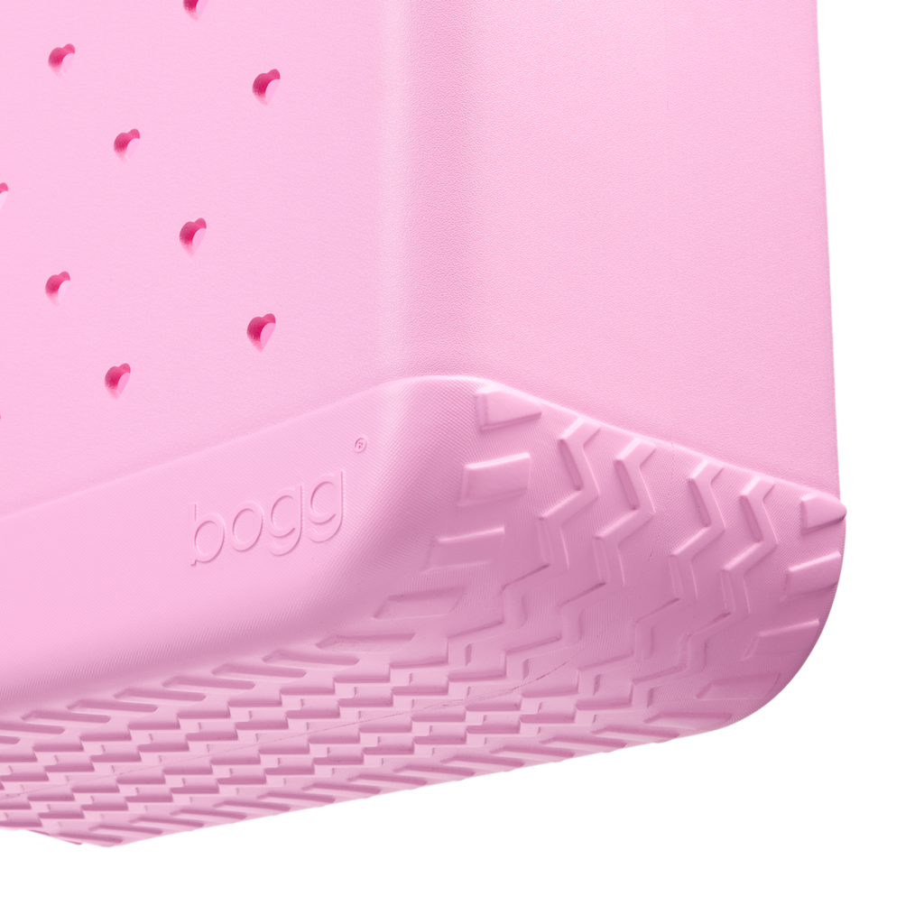 Original Bogg Bag - Cut Out Heart Pink Taffy - Your Go Bag