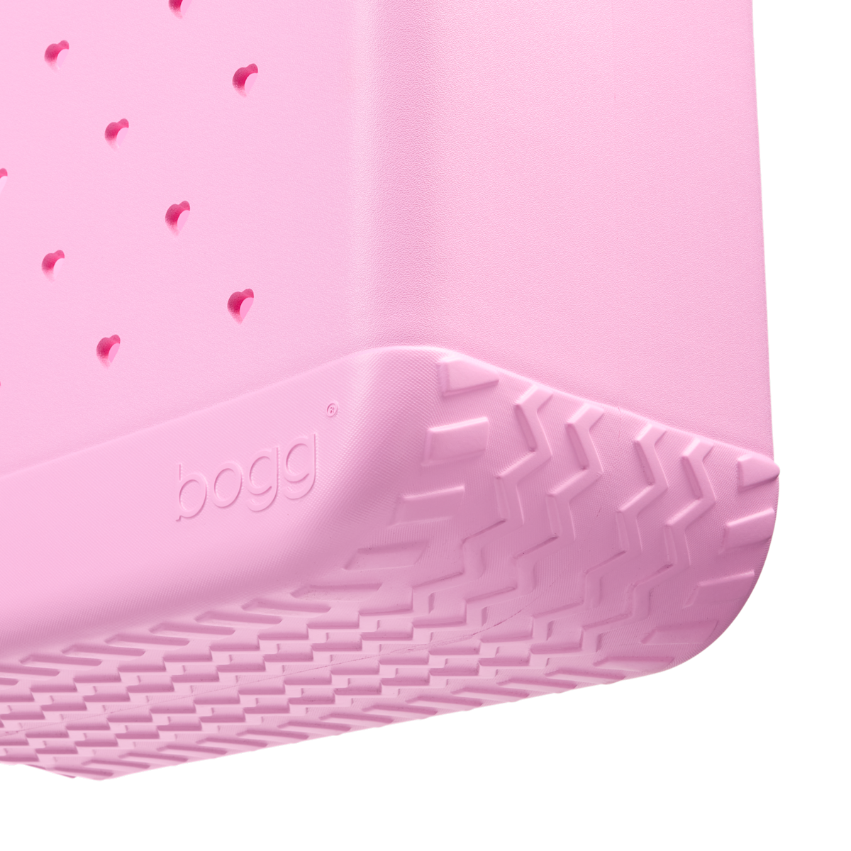 Original Bogg Bag - Cut Out Heart Pink Taffy - Your Go Bag
