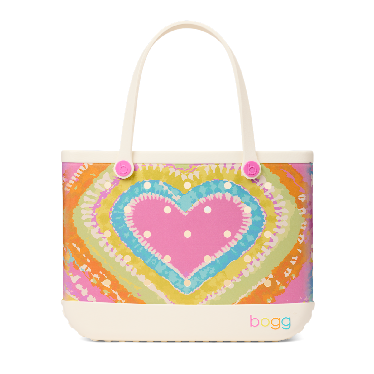 Original Bogg Bag - Dye-licious Heart Pink Taffy - Bag for Busy Days