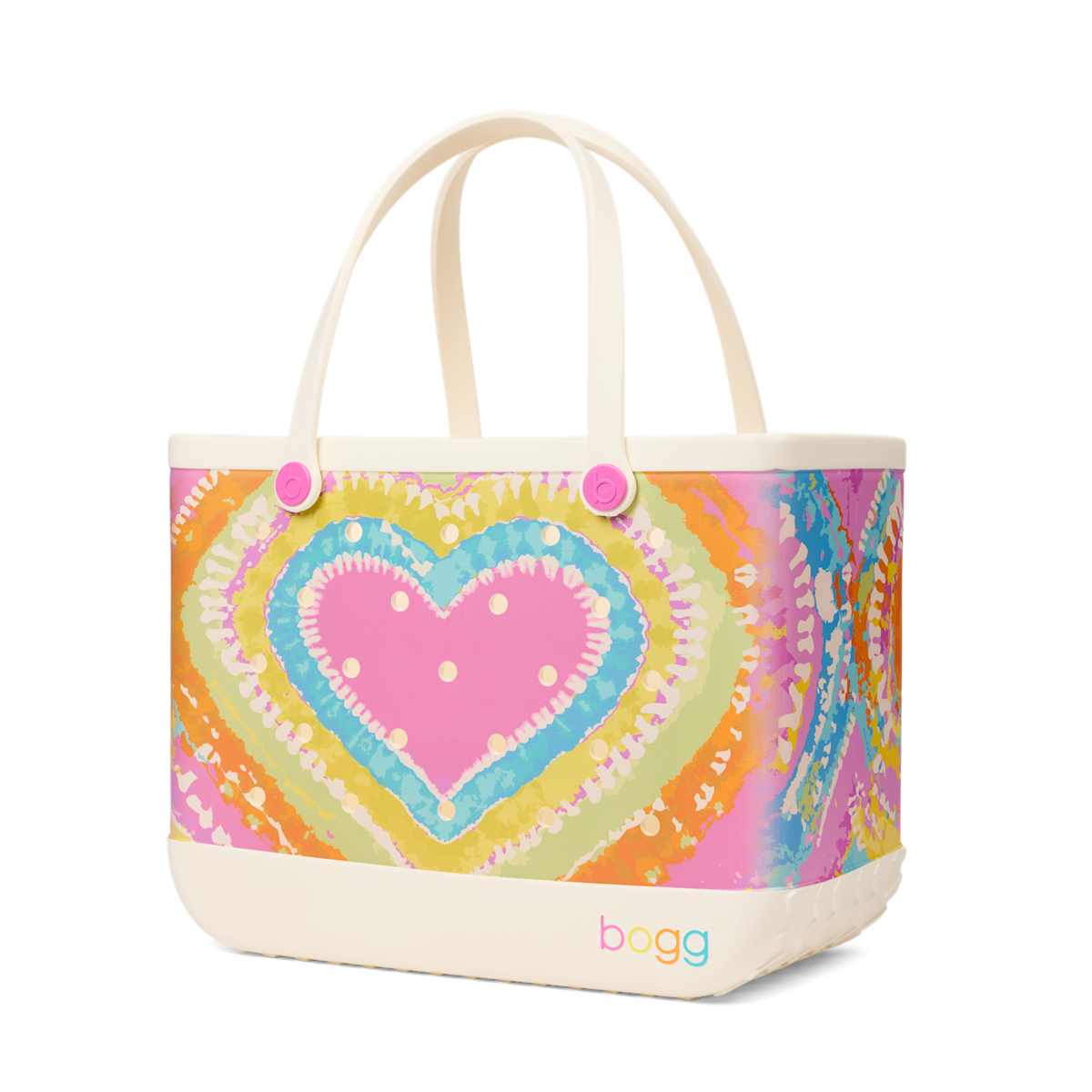 Original Bogg Bag - Dye-licious Heart Pink Taffy - Bag for Busy Days