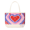 Original Bogg Bag - Dye-licious Heart Buoy Red - Wipeable Everyday Tote