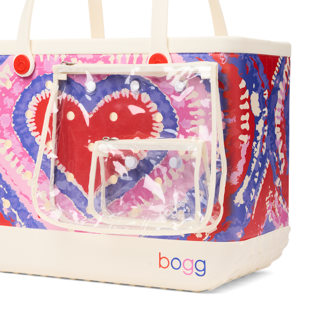 Original Bogg Bag - Dye-licious Heart Buoy Red - Wipeable Everyday Tote