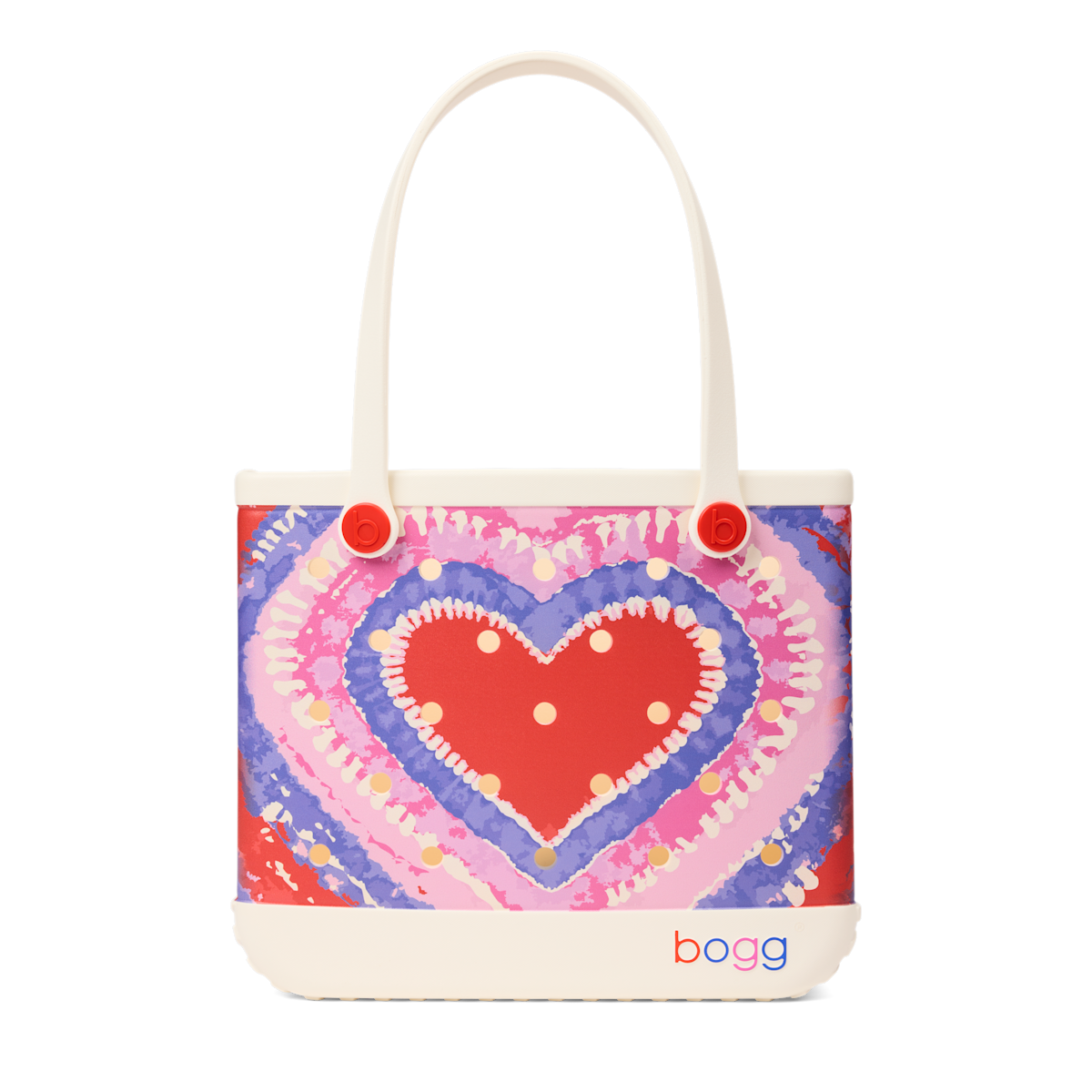 Baby Bogg Bag - Dye-licious Heart Buoy Red - A Bag for Shopping