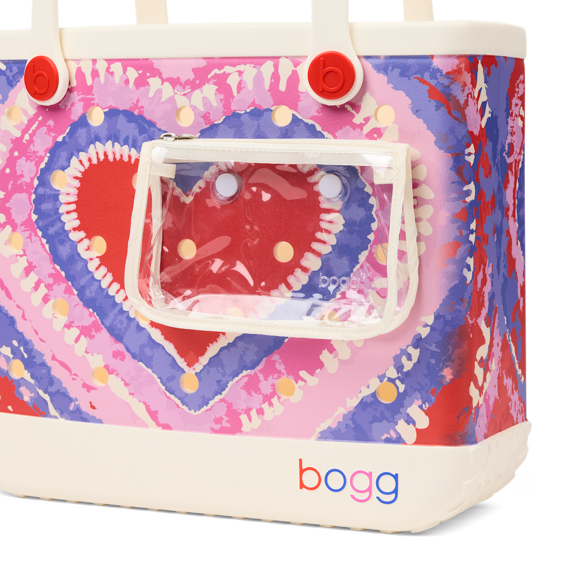Baby Bogg Bag - Dye-licious Heart Buoy Red - A Bag for Shopping