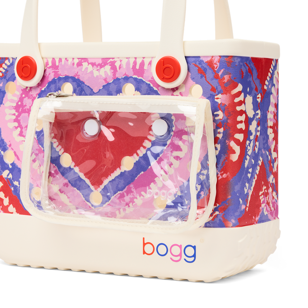 Bitty Bogg Bag - Dye-licious Heart Buoy Red - Work Tote Favorite