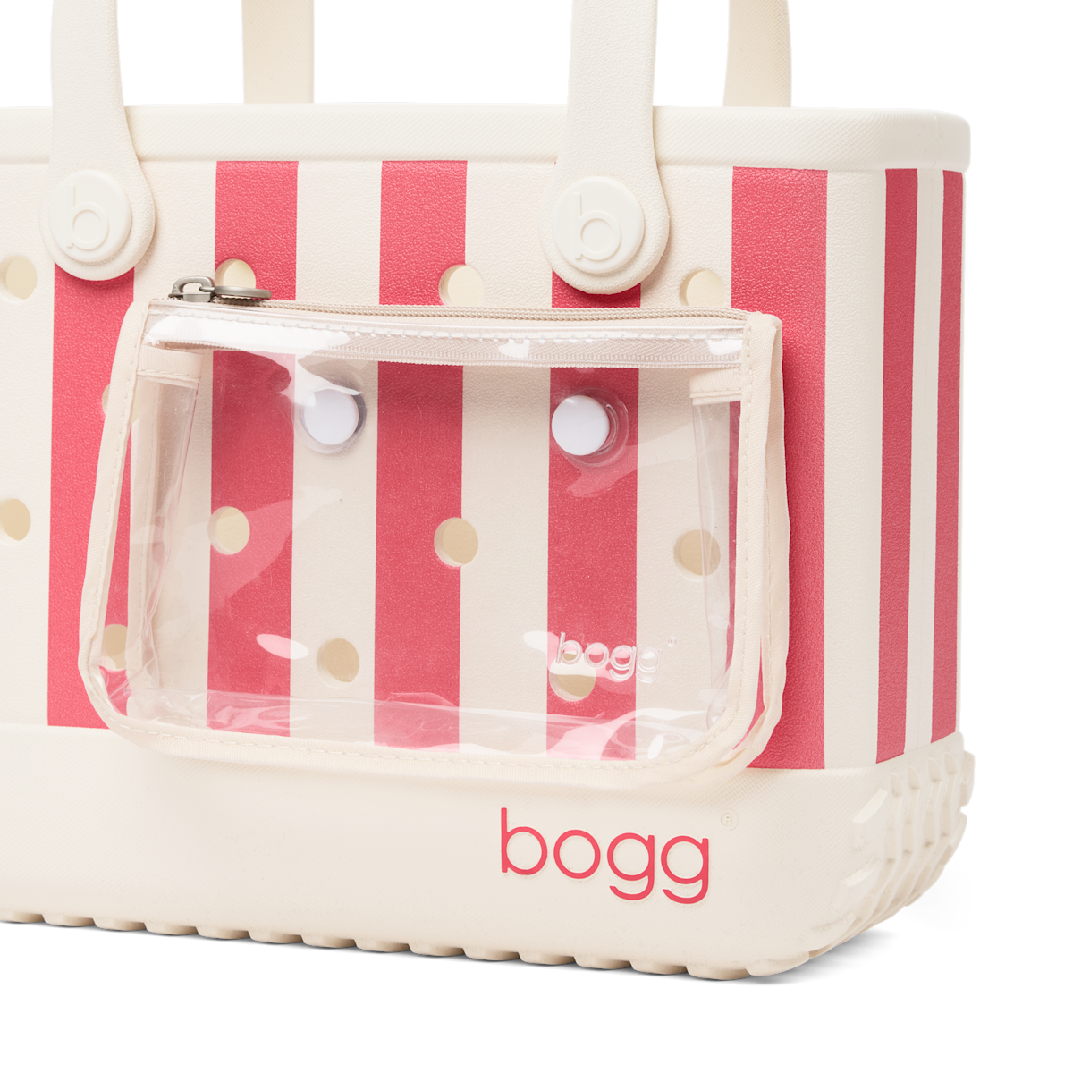 Bitty Bogg Bag - Capri Coral Stripe - The Bag for Days
