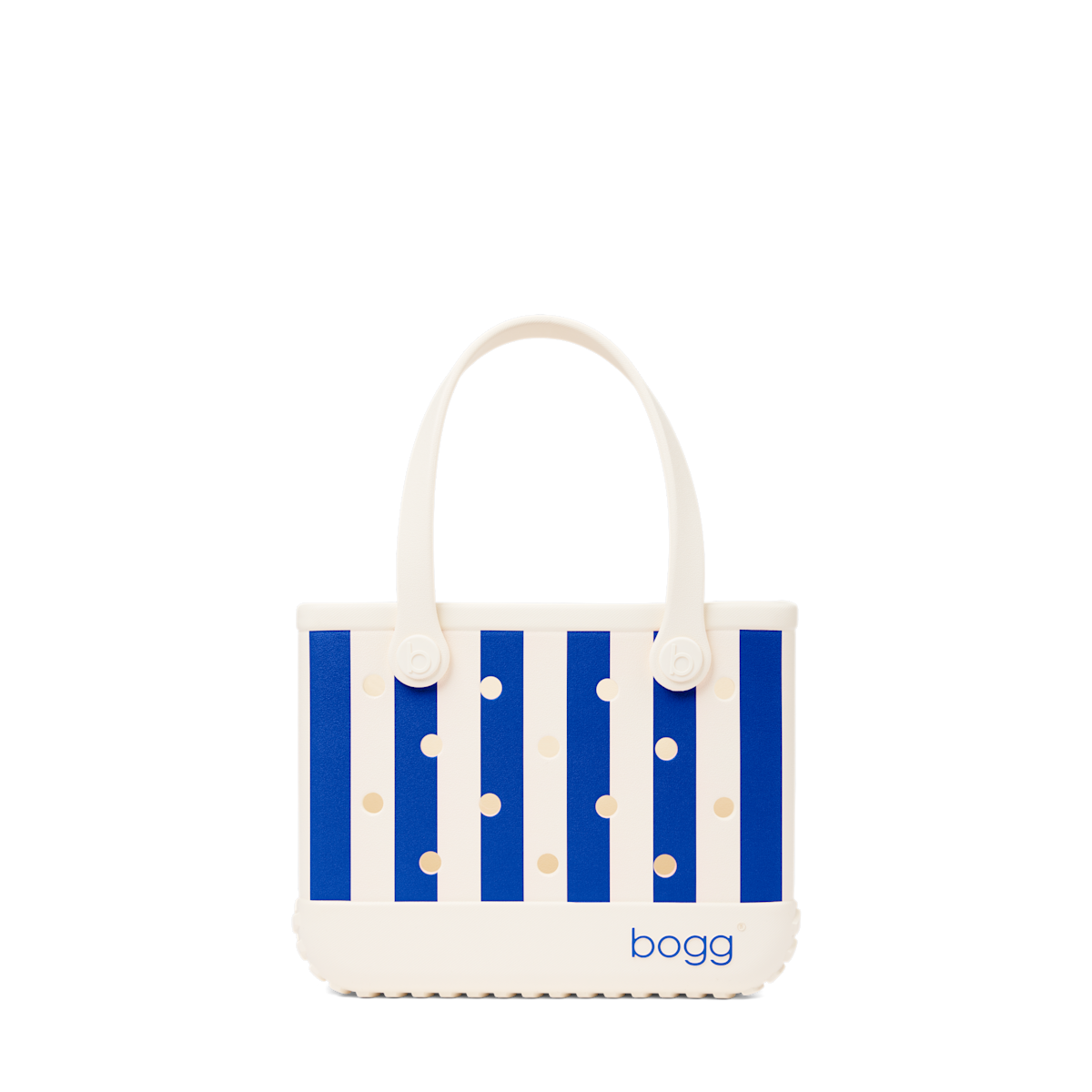 Bitty Bogg Bag - Mykonos Blue Stripe - Bogg Bag Daily Tote