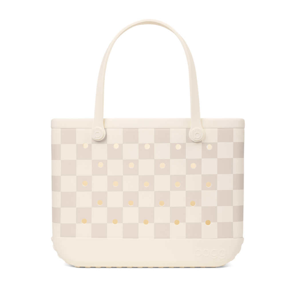 Original Bogg Bag - Checkered Coconut/Mushroom - Beach More Easily