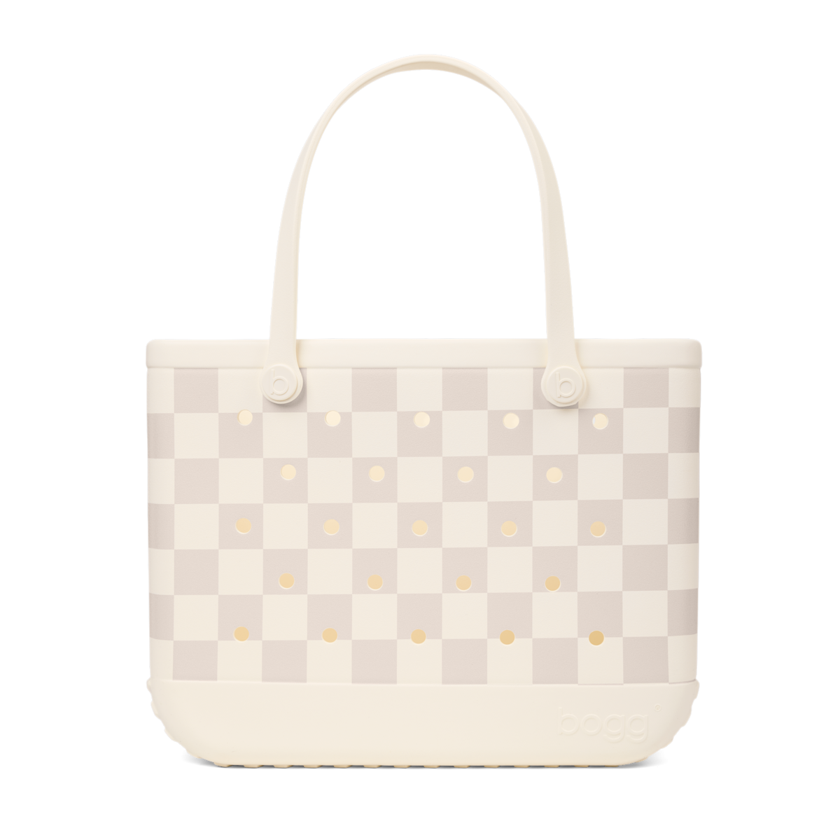 Original Bogg Bag - Checkered Coconut/Mushroom - Beach More Easily