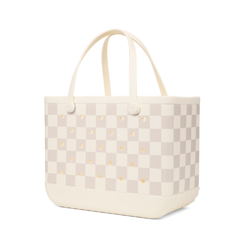 Original Bogg Bag - Checkered Coconut/Mushroom - Beach More Easily