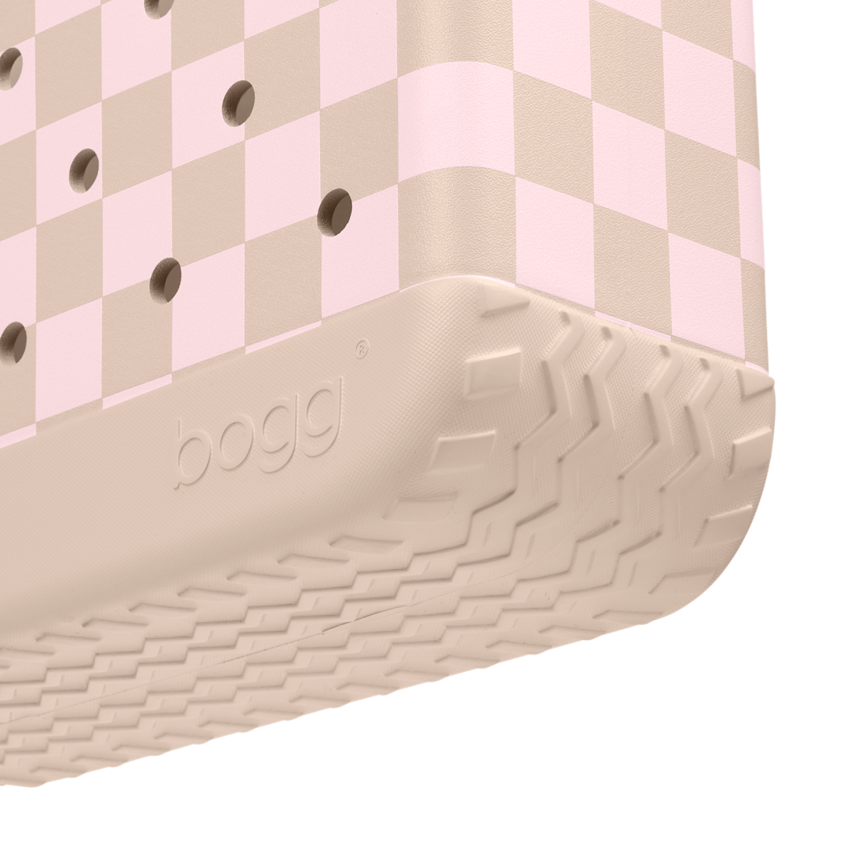 Baby Bogg Bag - Checkered Linen/ Pink Marshmallow - Bag It All