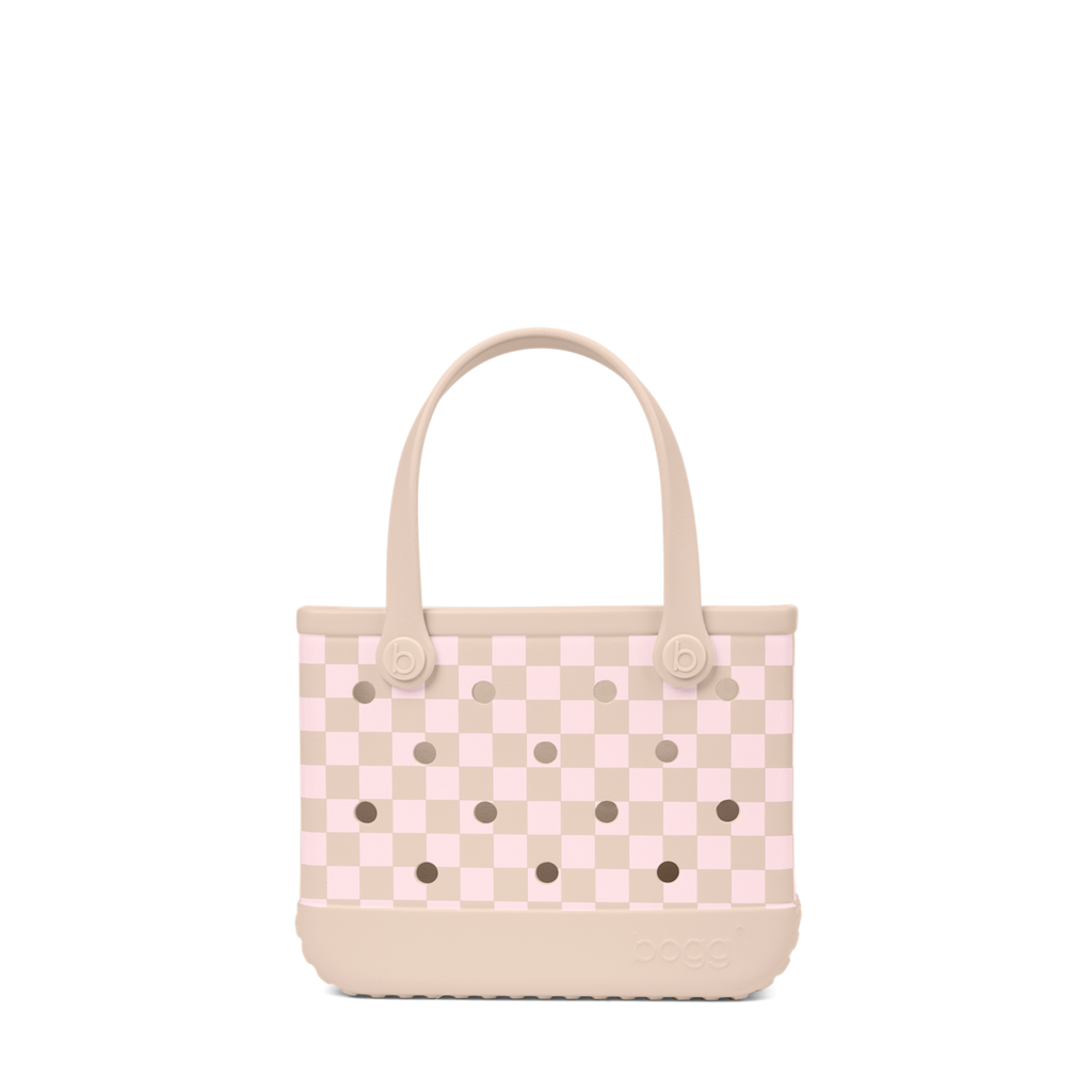 Bitty Bogg Bag - Checkered Linen/ Pink Marshmallow - Everyday Carry Energy