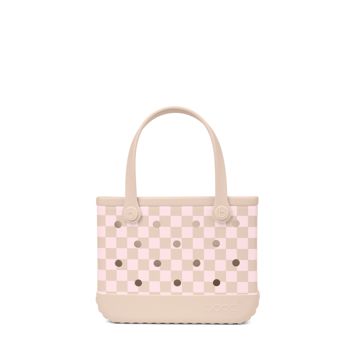 Bitty Bogg Bag - Checkered Linen/ Pink Marshmallow - Everyday Carry Energy