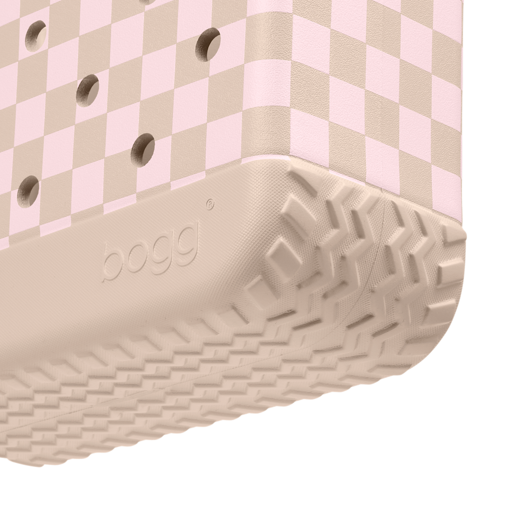 Bitty Bogg Bag - Checkered Linen/ Pink Marshmallow - Everyday Carry Energy