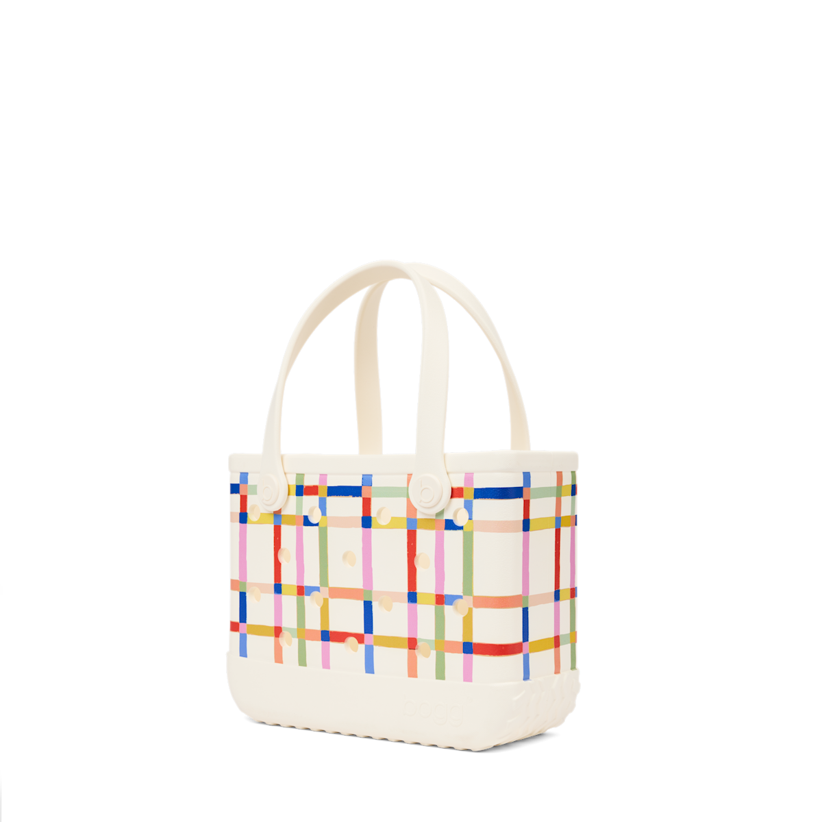 Bitty Bogg Bag -  Red, White and Plaid - Beach the Day