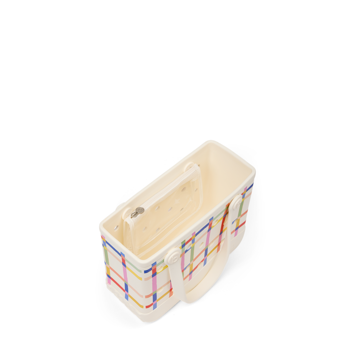 Bitty Bogg Bag -  Red, White and Plaid - Beach the Day