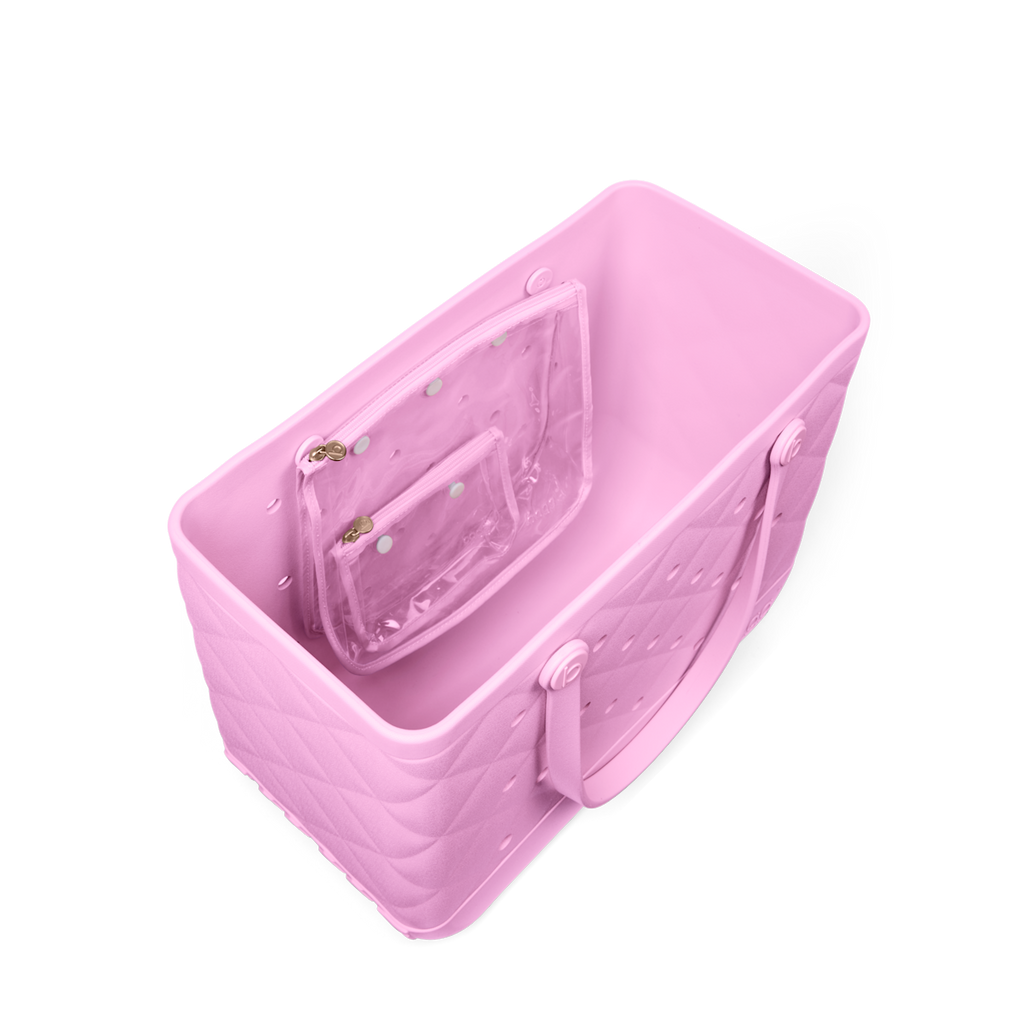 Original Bogg Bag - Quilted Pink Taffy - Better Beach Days