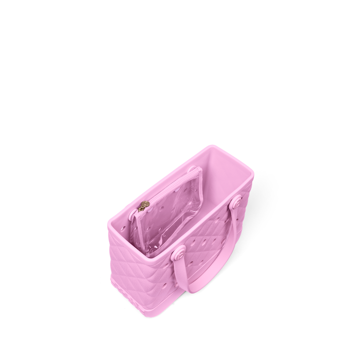 Bitty Bogg Bag - Quilted Pink Taffy - Pool Bag Style