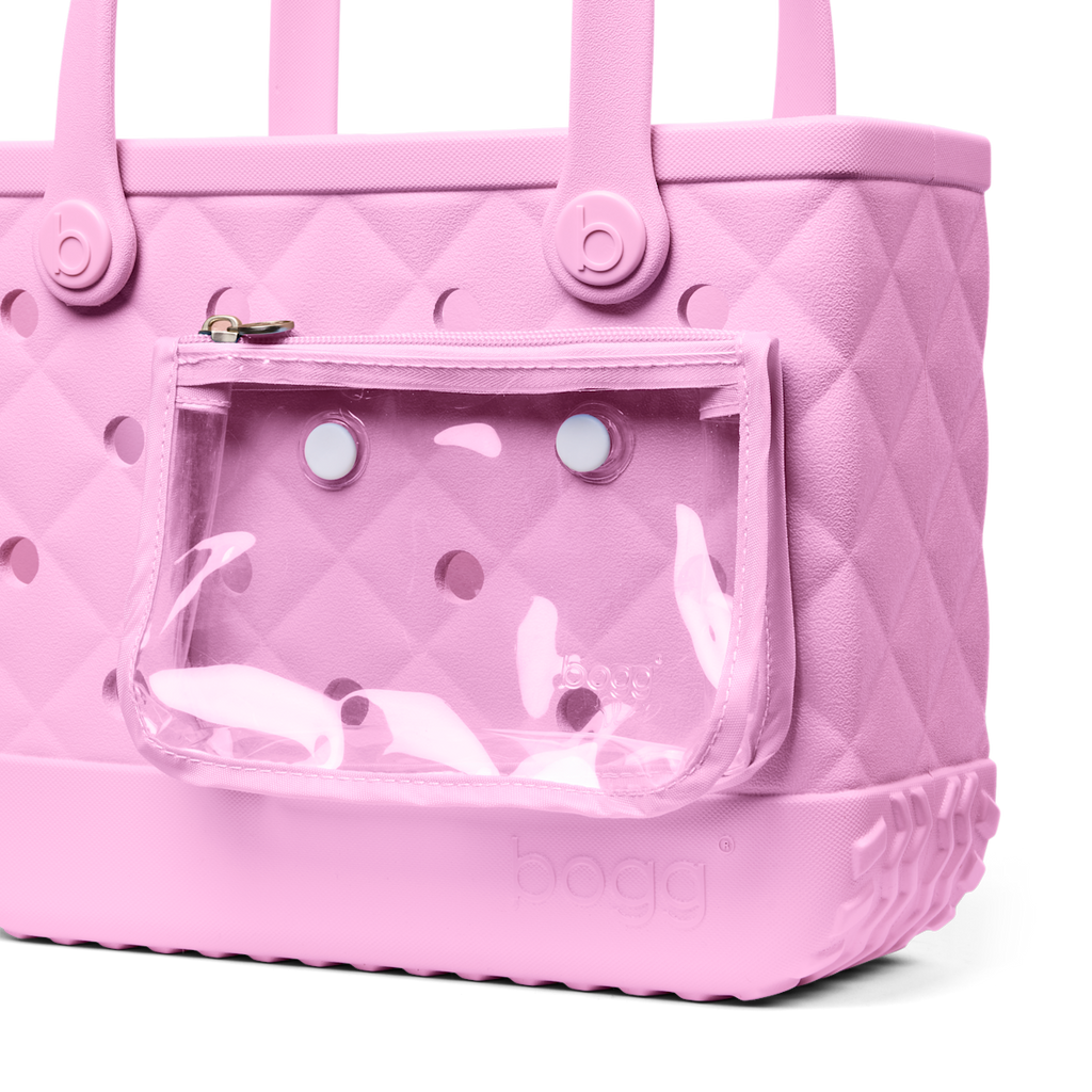 Bitty Bogg Bag - Quilted Pink Taffy - Pool Bag Style
