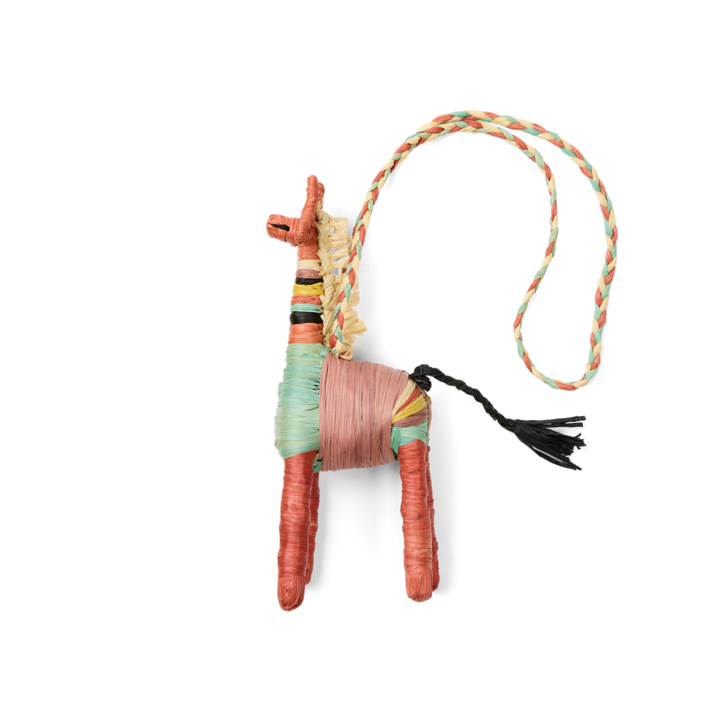 Bogg'd & Charmed  - Raffia Giraffe - Fresh Tote Energy