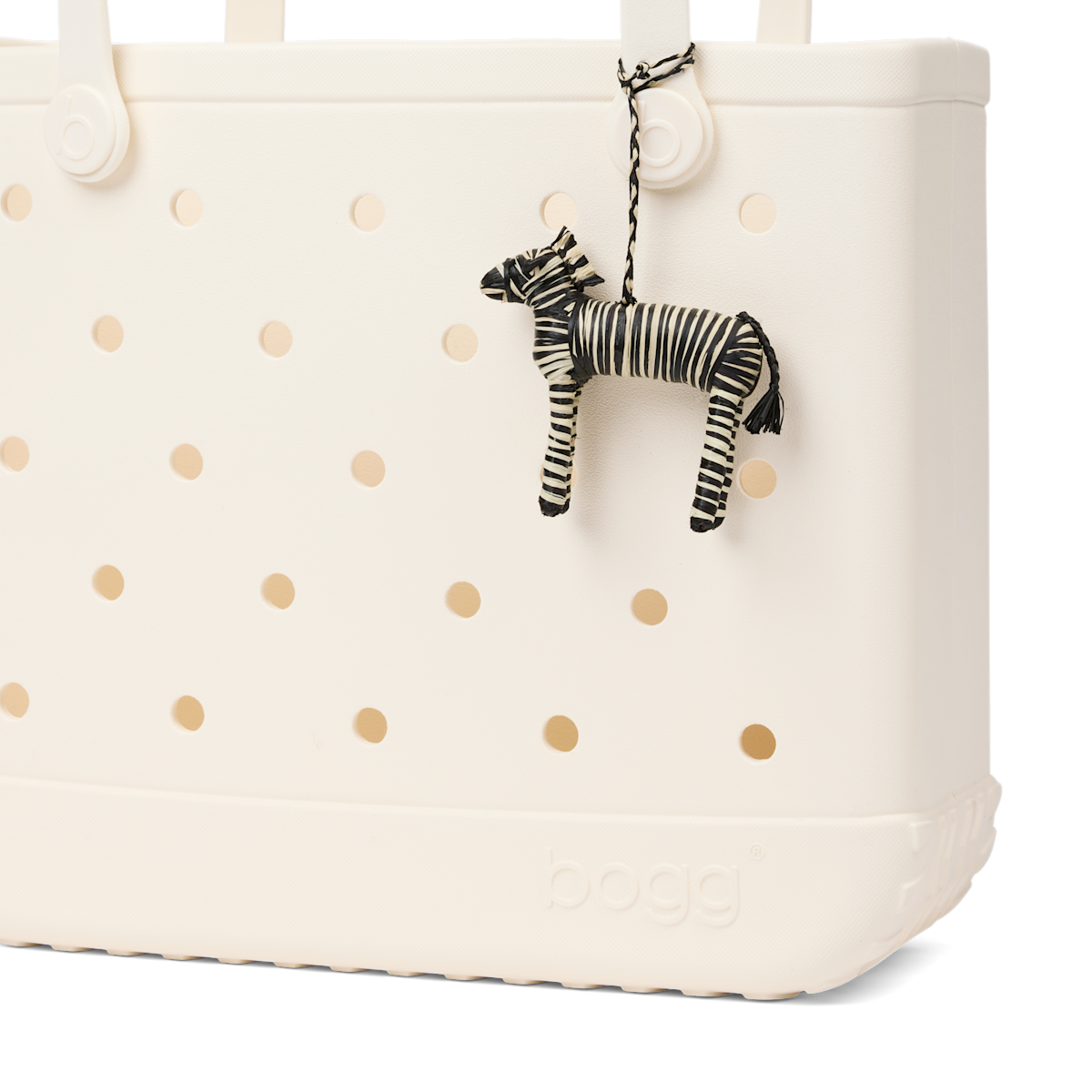 Bogg'd & Charmed  - Raffia Zebra - For Market Runs