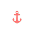 Bogg Bit  - Capri Coral Anchor - Weekend Bag Choice