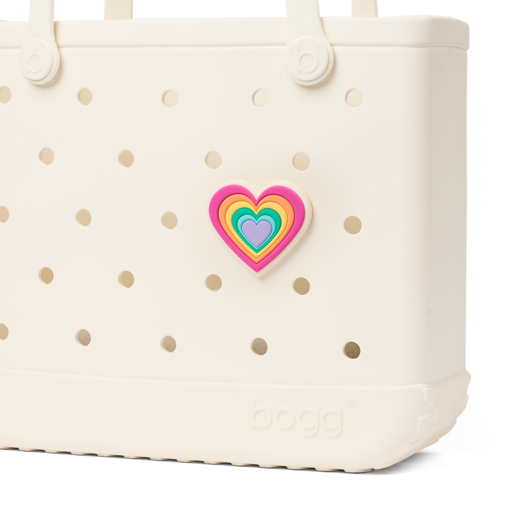 Bogg Bit  - Layered Heart - Your Roomy Bag