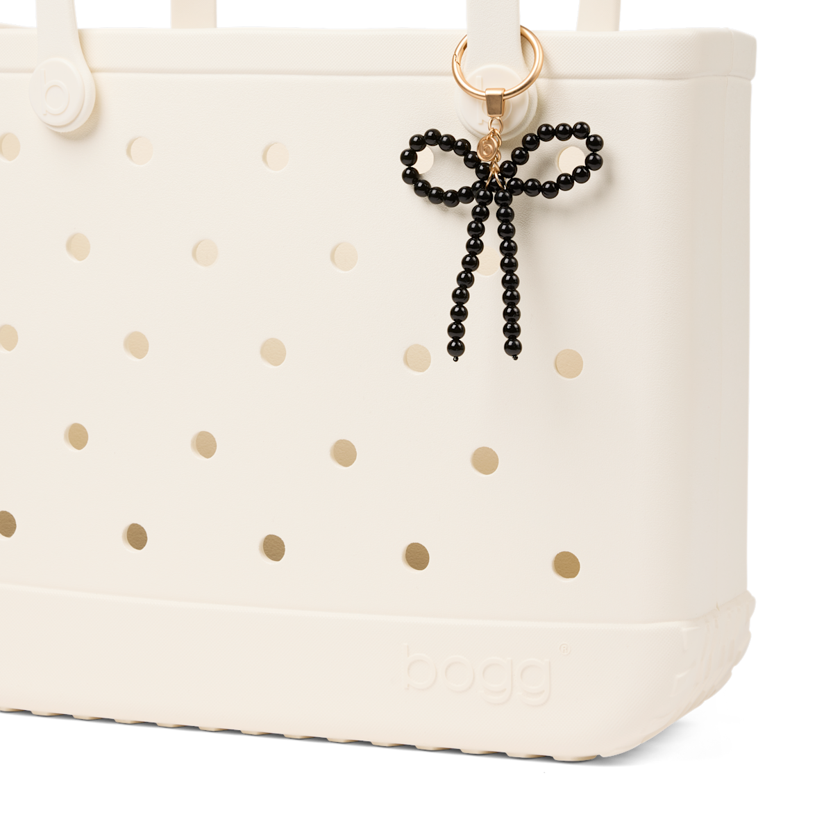 Bogg'd & Charmed  - Black Pearl Bow - Tote the Day
