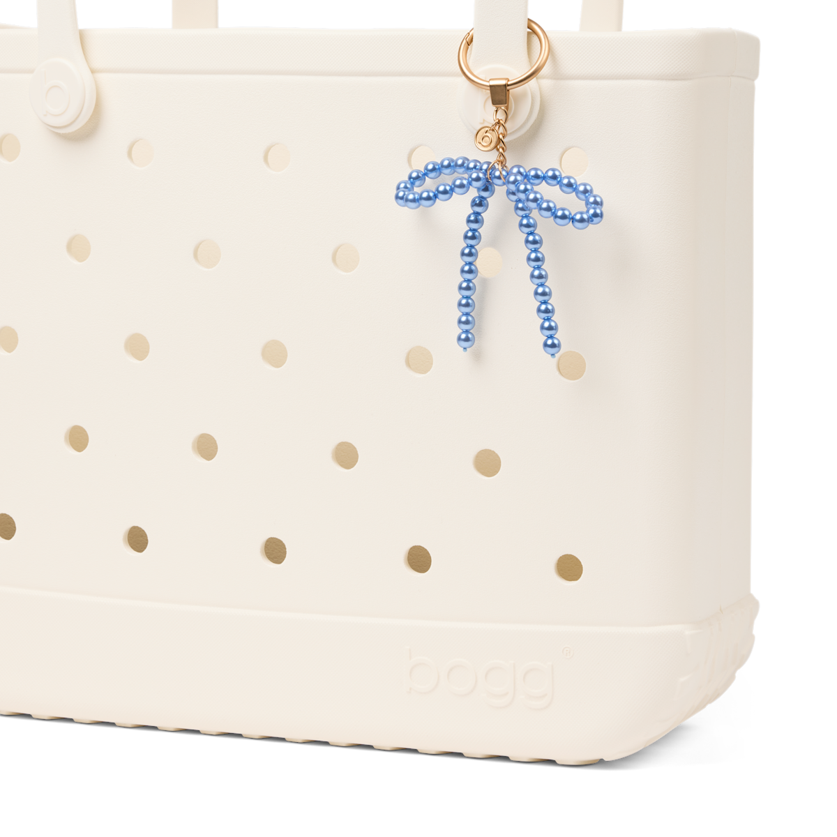 Bogg'd & Charmed  - Blue Pearl Bow - Bogg Bag for Errands