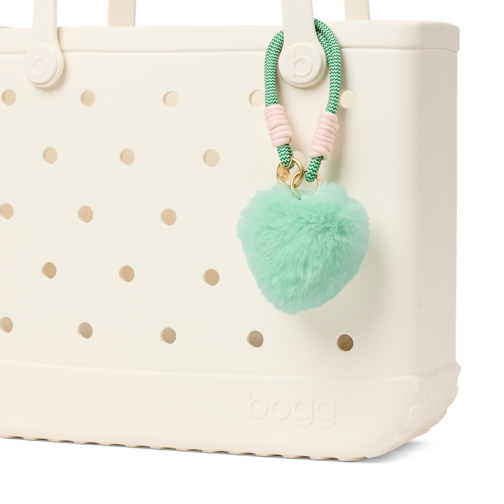 Bogg'd & Charmed  - Green Heart Pouf - For Travel Days