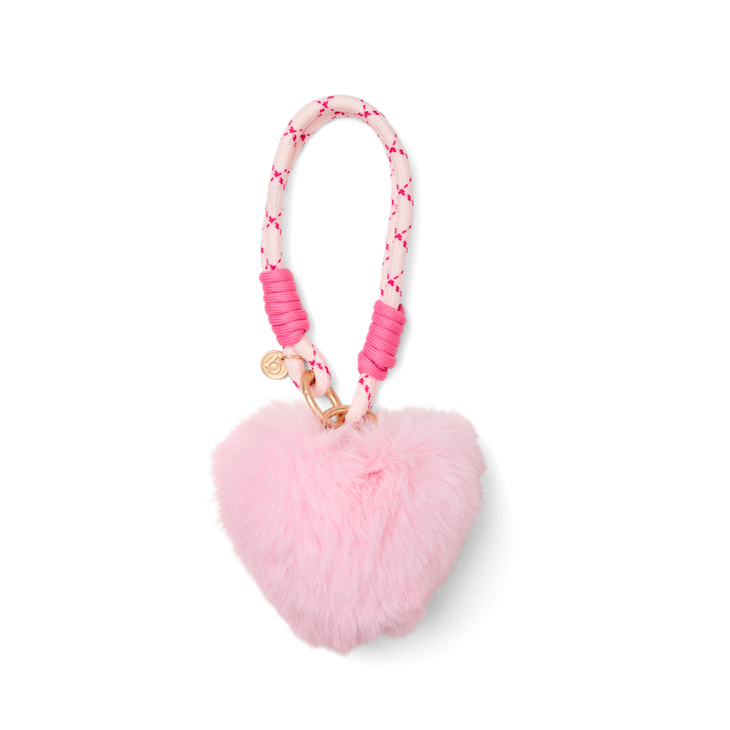 Bogg'd & Charmed  - Pink Heart Pouf - Colorful Carry Style