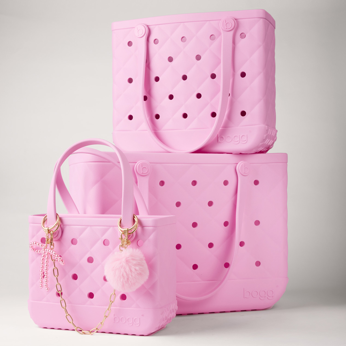 Baby Bogg Bag - Quilted Pink Taffy - Made to Shop