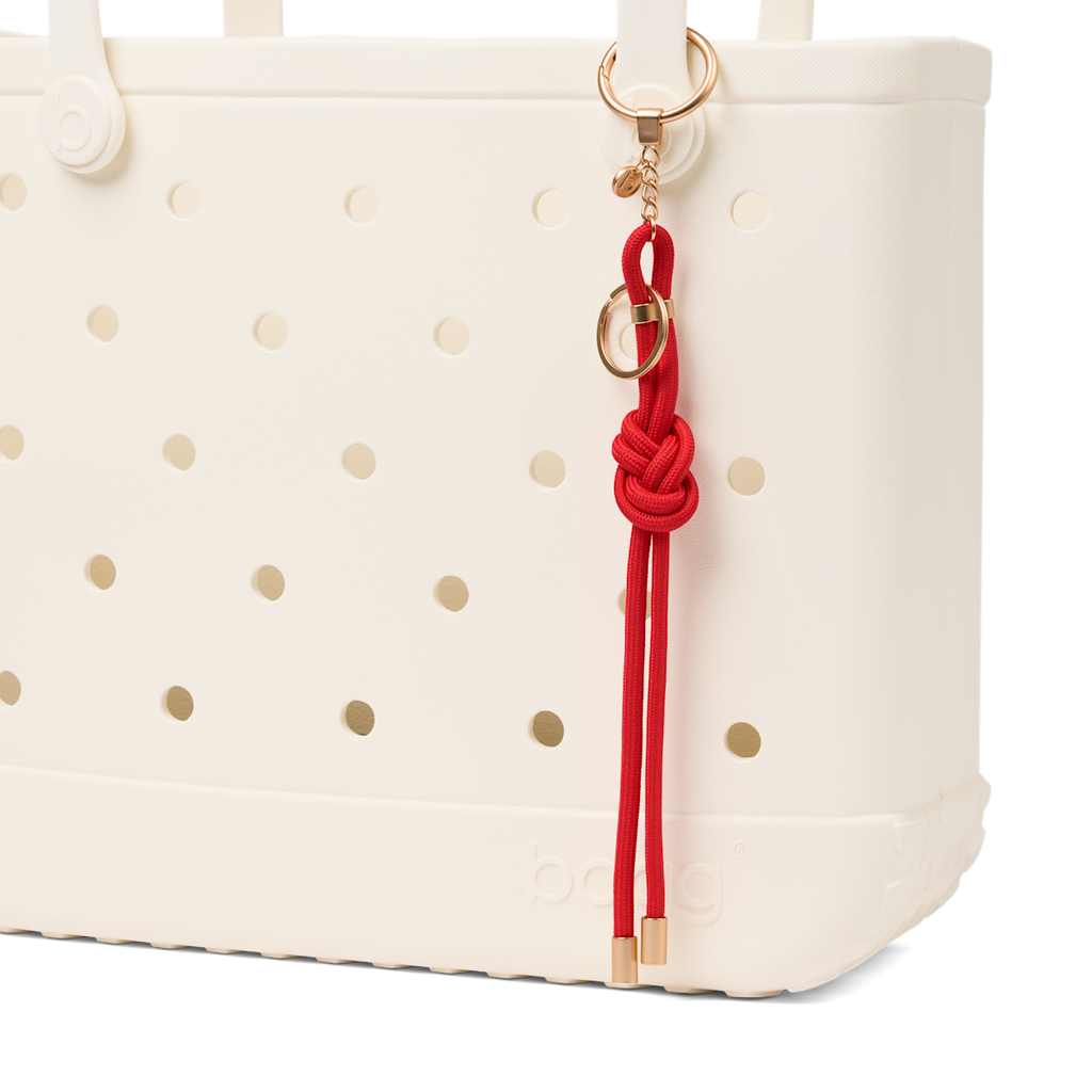 Bogg'd & Charmed  - Buoy Red Nautical Rope - Washable Bag Ready