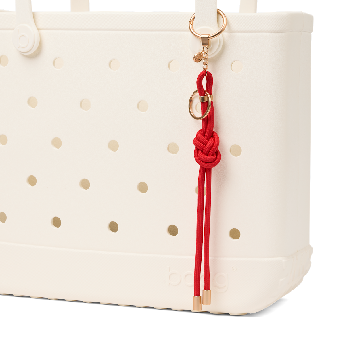 Bogg'd & Charmed  - Buoy Red Nautical Rope - Washable Bag Ready