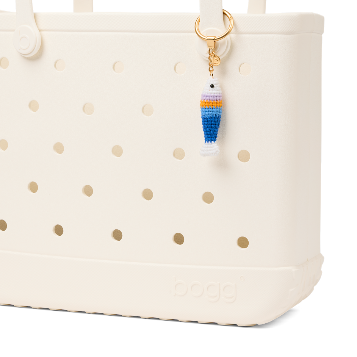 Bogg'd & Charmed  - Crochet Fish High Tide - Beach Carry Energy