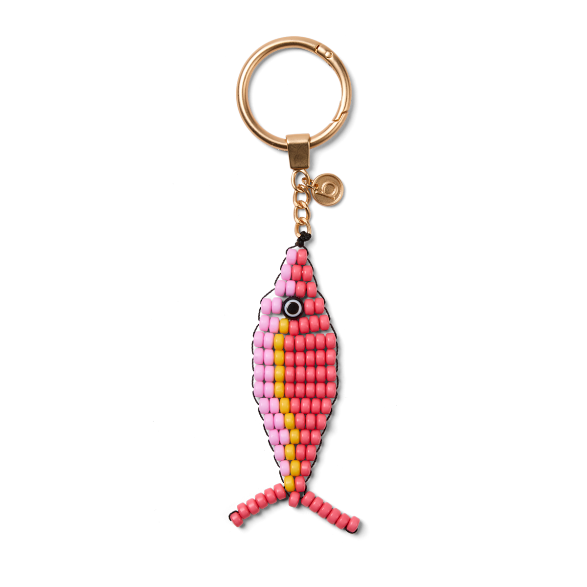 Bogg'd & Charmed  - Beaded Fish Coral/Pink Taffy - Bogg Tote Favorite