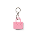 Tiny Tote Keychain - Blowing Pink Bubbles - A Carry for Beach Days