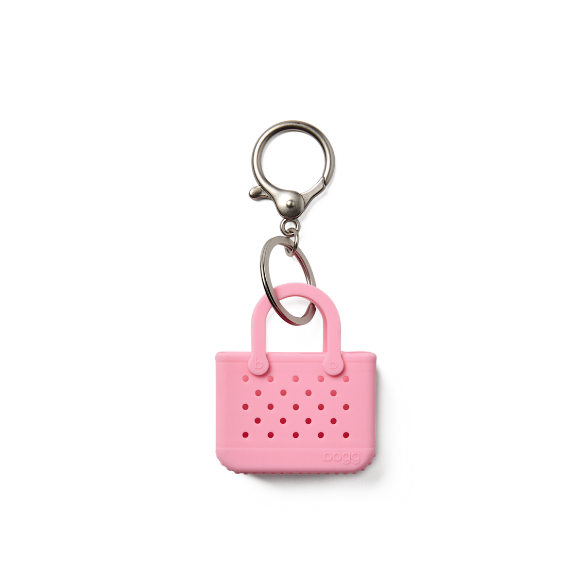 Tiny Tote Keychain - Blowing Pink Bubbles - A Carry for Beach Days