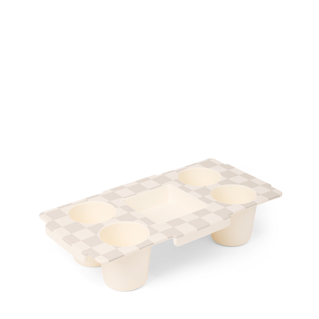 Top o' the Bogg to Ya - Checkered Coconut/Mushroom - Your Bogg Bag