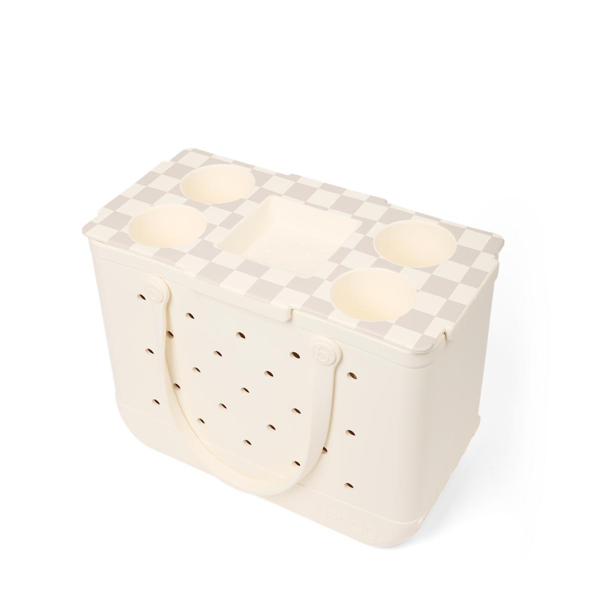 Top o' the Bogg to Ya - Checkered Coconut/Mushroom - Your Bogg Bag