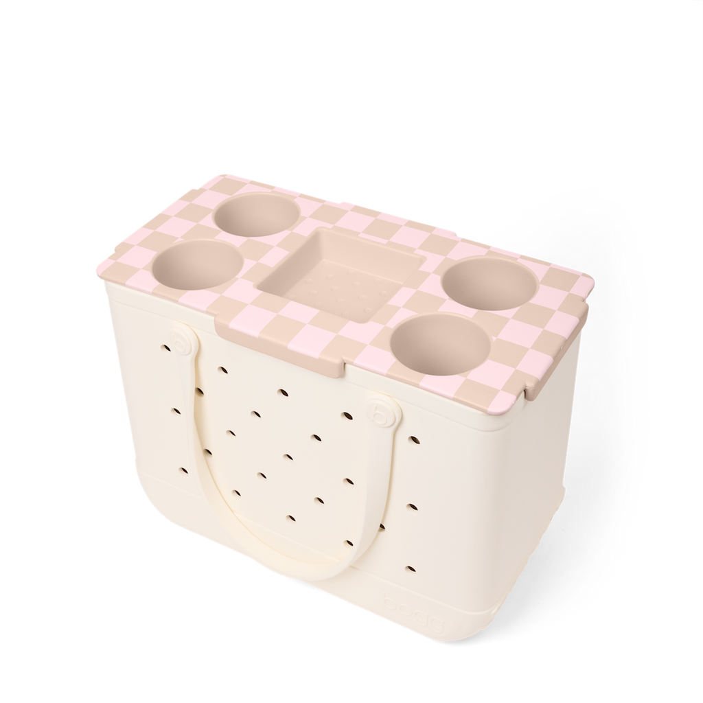 Top o' the Bogg to Ya - Checkered Linen/ Pink Marshmallow - For Gym Days