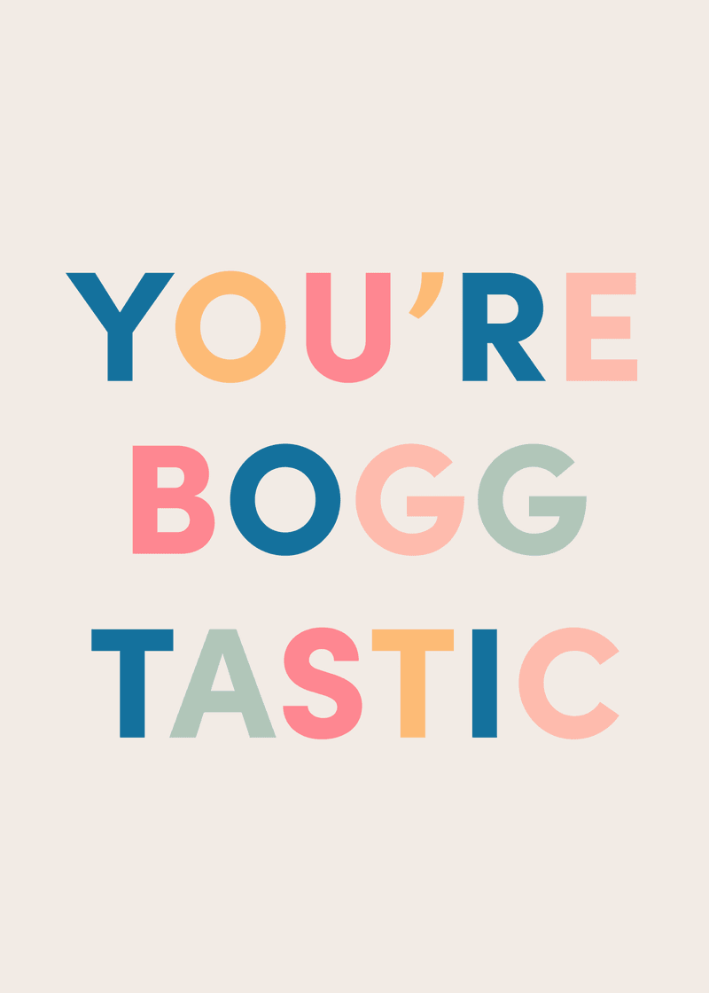 You're Boggtastic Greeting Card - Tote Your Way