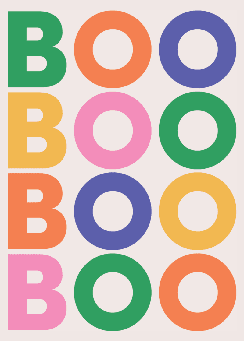 Boo Greeting Card - Carry Your Day