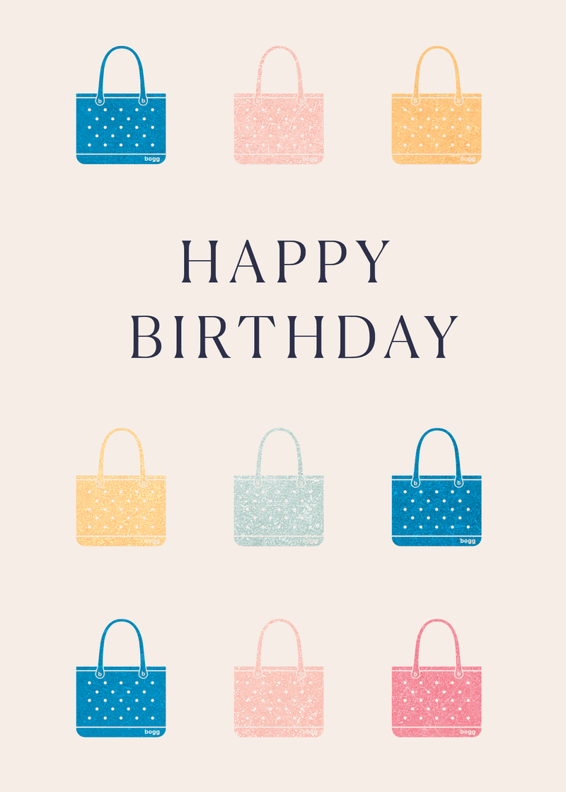 Happy Birthday Totes Greeting Card - Grocery Bag Favorite