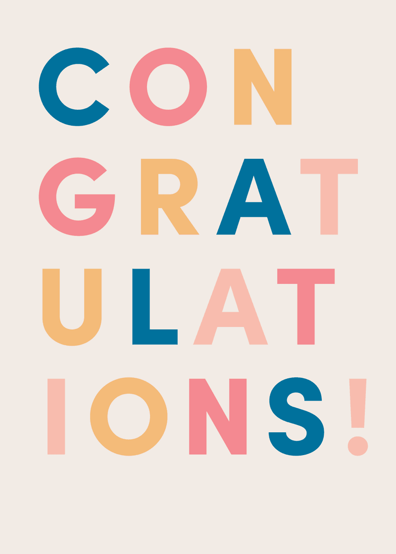 Bogg Congratulations Greeting Card - Your Bogg Tote